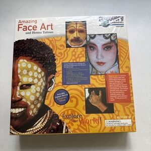henna‎ tattoo kit And Amazing Face Art Discovery Channel New Sealed